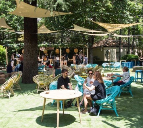 An oasis in the middle of the city